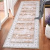 WhizMax Vintage Area Rug Floral Distressed Carpet Machine Washable Area Rug - 3 of 4