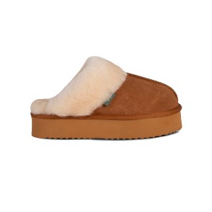 Cloud Nine Sheepskin Ladies Platform Scuff - 1 of 4