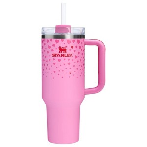 Stanley 40 oz Stainless Steel H2.0 Flowstate Quencher Tumbler - Valentine's Day - 1 of 4