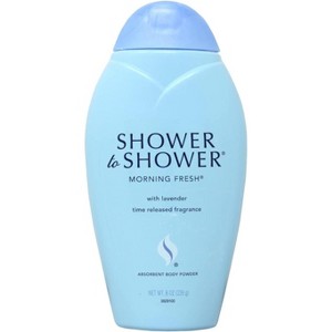 Shower to Shower - Morning Fresh with Lavender, Absorbent Body Powder, 8 Oz - 1 of 4