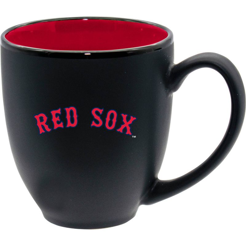 MLB Boston Red Sox 15oz Inner Color Black Coffee Mug, 2 of 4