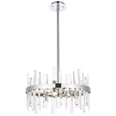Elegant Lighting Serena 10 - Light Pendant in  Chrome