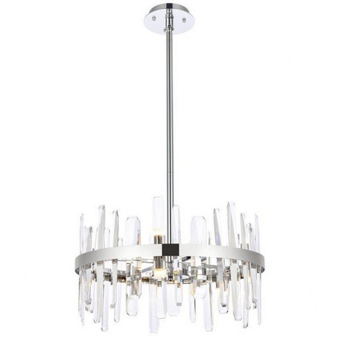 Elegant Lighting Serena 10 - Light Pendant in  Chrome - image 1 of 4