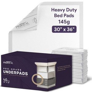 Heavy Duty Incontinence Bed Pads 30" x 36" 20 Pack - 145g Ultra Absorbent Disposable Chucks Underpads for Adults - Overnight Absorbance - 1 of 4