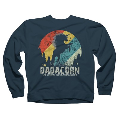 Adult Design By Humans Dadacorn Like A Normal Dad, More Awesome By shirtpublic Sweatshirt