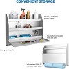 Aluminum Work Station Storage Cabinet Flip - Out Work Tray with Paper Towel Rack Organizer,Foldable,for Enclosed Race Trailer,Shop,Garage,Storage - 4 of 4