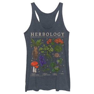 Women's Harry Potter Hogwarts Herbology Racerback Tank Top - 1 of 4