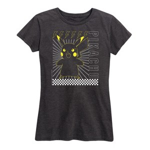 Women's - Pokémon - Pikachu Electric Bolt Short Sleeve Graphic T-Shirt - 1 of 4