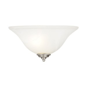 Livex Lighting Coronado 1 - Light Wall Light in  Brushed Nickel - 1 of 4