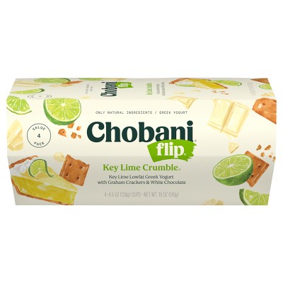 Chobani Flip Key Lime Crumble Low Fat Greek Yogurt - 4ct/4.5oz Cups_4