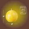 Spaas Rustic Ball Candles – Set of 6 Unscented Decorative Round Candles - 3 Inch Diameter - Available in 12 Colors - 3 of 4