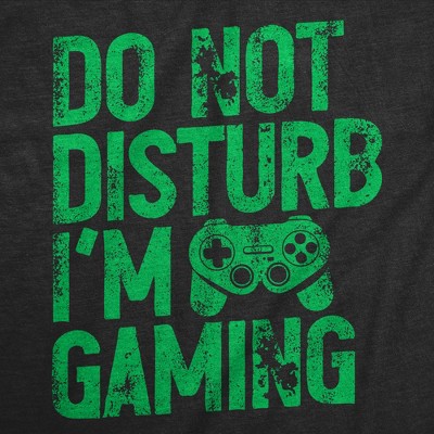 Мужские футболки Crazy Dog T-Shirts, Inc. Mens Funny T Shirts Do Not Disturb Im Gaming Sarcastic Gamer Graphic Novelty Tee for Men - Crazy Dog Men's T Shirt For Gamers Black L — фото 2