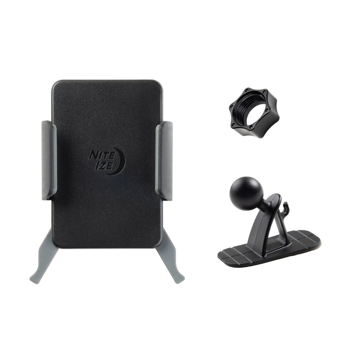 Nite Ize Squeeze Universal Dash Mount - Phone Holder & Mount for Car Dashboard - Cell Phone Accessories with Universal Design - Black - thumbnail 2