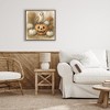 Stupell Industries Autumn Harvest Owl & Jack-o-Lantern Floating Frame Canvas Art - 3 of 4