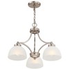 Livex Lighting Somerset 3 - Light Chandelier in  Brushed Nickel - 3 of 4