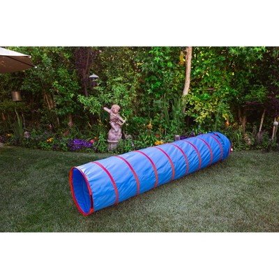 Pacific Play Tents 9-Foot Blue and Red Kids Play Tunnel