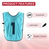 Unique Bargains Team Sports Reversible Numbered Soccer Training Vest 6 Pcs - 4 of 4