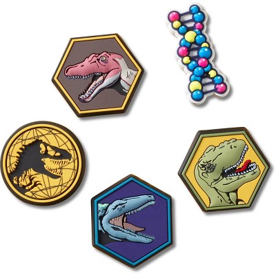 Crocs Jibbitz Jurassic Park Shoe Charms 5-Pack