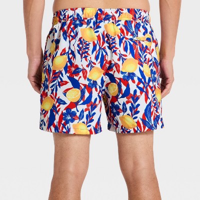 Мужские брюки Goodfellow & Co Men's 5" Palm Print Swim Trunks - Goodfellow & Co™ Lemon Yellow L — фото 2
