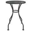 vidaXL Garden Dining Set Charcoal Expanded metal mesh Compact Foldable - 4 of 4