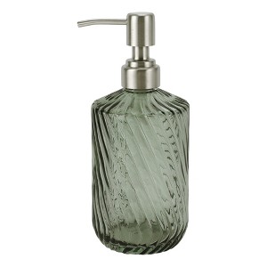 Unique Bargains Classic Twill Lines Soap Pump Dispenser 450ml 1 Pc - 1 of 4