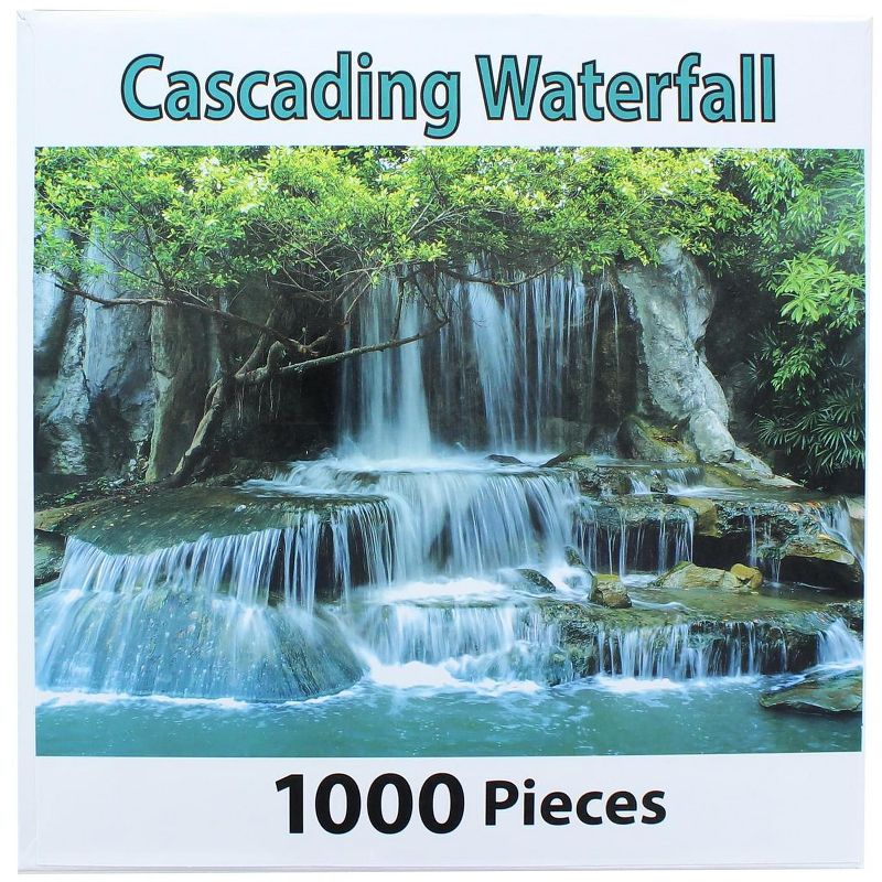 PuzzleWorks 1000 Piece Jigsaw Puzzle | Cascading Waterfall, 2 of 7