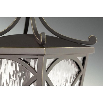 Cadence Bronze 22.63" Outdoor Post Lantern with Clear Glass