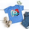 Leo the Truck Leo Name Distressed - Toddler Short Sleeve Graphic T-Shirt - 2 of 3