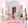 Tangkula Kids Jewelry Cabinet Standing Children Jewelry Organizer w/ Full-Length Mirror - 4 of 4