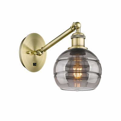Rochester - 1 Light Arm Adjusts Up and Down Wall Sconce In Industrial Style-7.88 Inches Tall and 5.88 Inches Wide