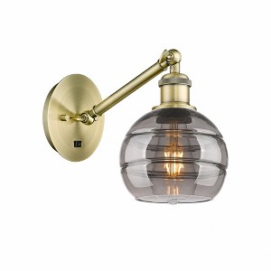 Rochester - 1 Light Arm Adjusts Up and Down Wall Sconce In Industrial Style-7.88 Inches Tall and 5.88 Inches Wide - 1 of 1
