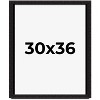 PosterPalooza | Modern Shadow Box 1" Depth Black Picture Frame - UV Acrylic, Backing, Hanging Hardware - 2 of 4