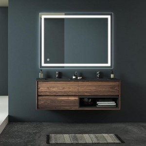 32x24 Inch LED Bathroom Vanity Mirror 3 Colors Dimmable Wall Mounted Makeup Mirror with Wall Switch Control Waterproof Anti-Fog Bathroom Mirror - 1 of 4