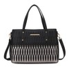 MKF Collection Quinn Triple Compartment Color Block Tote Bag by Mia K - 2 of 4