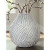Signature Design by Ashley Shelvie 10" Vase, Distressed White Terra Cotta - 2 of 4