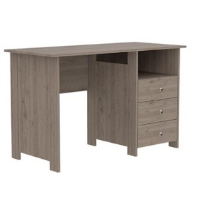 Depot E-Shop Computer Desk with Open Storage Shelf and 3-Drawers - 1 of 4