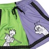 Hunter X Hunter Gon & Killua Split Green & Purple Basketball Shorts - 3 of 4