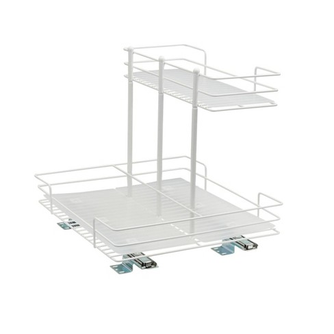 Mini Two-tier Organizer With Dividers Frost/gray - Madesmart : Target