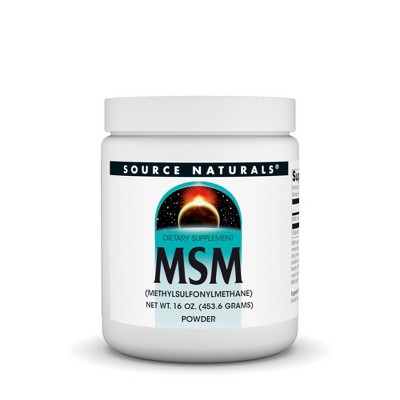 MSM Powder by Source Naturals, Inc.  -  16 oz Powder