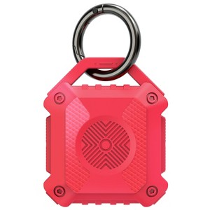 Vena For Apple AirTag Holder, AirTag Keychain iP56 Water Resistant, AirTag Case Cover For Pet Dog Cat Collar Luggage Kids Elderly Backpack - Red - 1 of 4