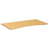 VidaXL Desk Top 43.3 in.x23.6 in.x0.6 in. Bamboo - 2 of 4