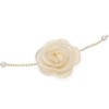 Unique Bargains Wedding Prom Adjustable Delicate Flower Pearl Choker Necklace 15.75" - 3 of 4