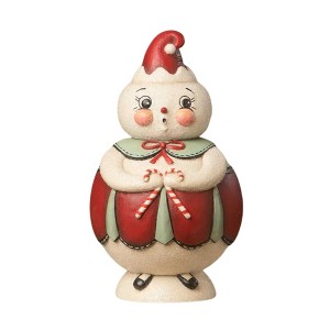 Johanna Parker 7.0 Inch Double Cane Candice Jolly Jar Snowman Johanna Parker Snowman Figurines - 1 of 3