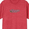 Powerpuff Girls Blossom Is The Self-Proclaimed Leader Crew Neck Short Sleeve Red Heather Men's T-shirt - 2 of 4
