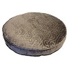 17" Embossed Hexagon Velvet Round Throw Pillow - Edie@Home - image 3 of 4