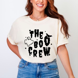 Simply Sage Market The Boo Crew Bat and Ghost Garment Dyed Tee - 1 of 4