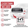 AMERICAN MODIFIED Grille Heavy Duty Front Grille Cover with Amber LED Lights Compatible with 2013-2018 Dodge Ram 1500 Truck - 4 of 4