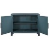 40 Inch Modern Buffet Sideboard Console Cabinet, Low Storage Cabinet With 2 Doors, 1 Adjustable Shelves, For Living Room, Study, Dinner Room - 2 of 4