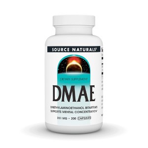 DMAE 130mg by Source Naturals, Inc.  -  200 Capsule - 1 of 3