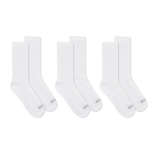 Women's Fruit of the Loom Cotton Comfort 3pk Crew Socks - 4-10 - 1 of 4